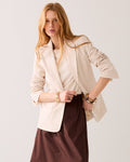 Blazer cintré bestseller en mélange de coton