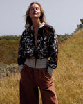 Blouson bomber brodé
