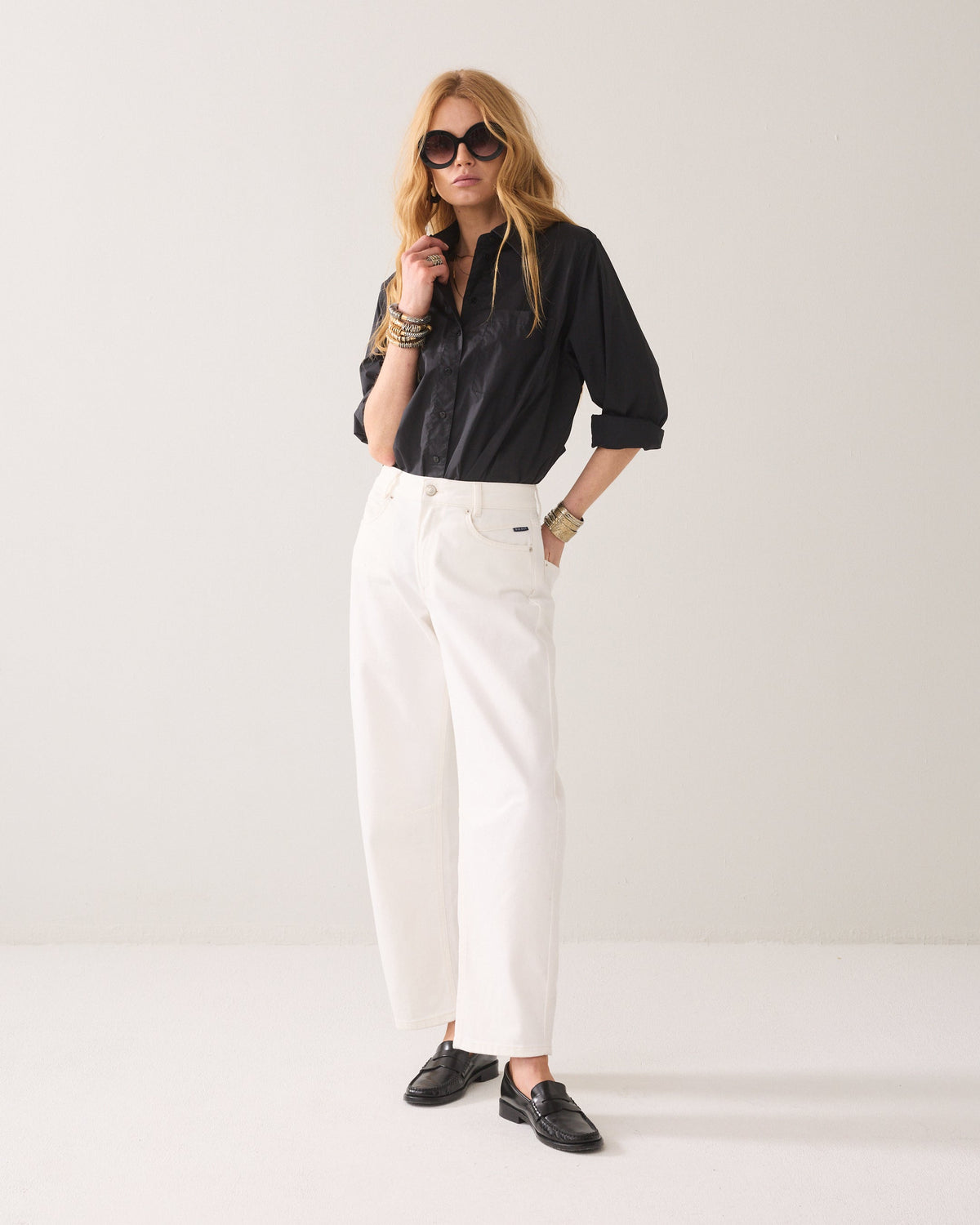 Pantalon coupe cocon