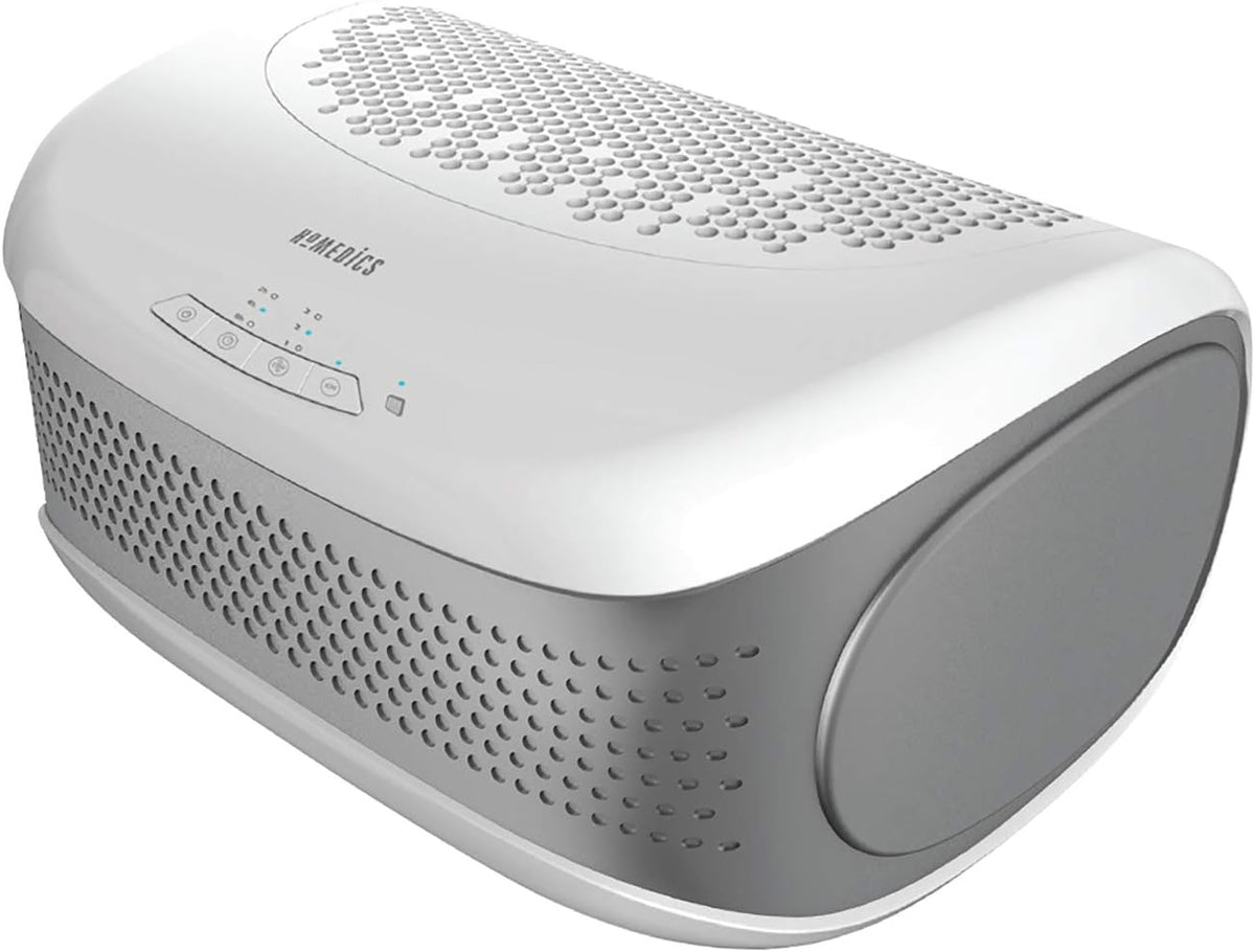 HoMedics Purificateur d'air de bureau avec véritable filtration HEPA et 3 vitesses