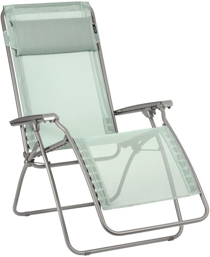 Lafuma Relaxe R Clip Fauteuil, Pliable et Réglable, Tilleul