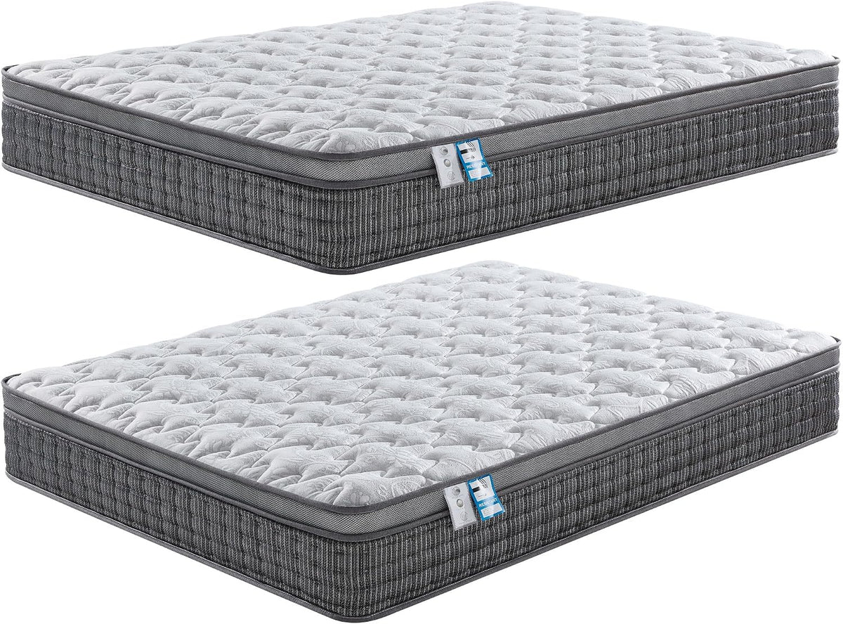 Matelas 160x200 cm Très épais 28cm (1 matelas)Hybride en Mousse à mémoire de Forme à Ressorts ensachés, Durable et Doux pour la Peau
