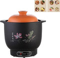 Faitout électrique, mijoteuse intelligente avec fonction de maintien au chaud, cocotte compacte pour la cuisson de la soupe