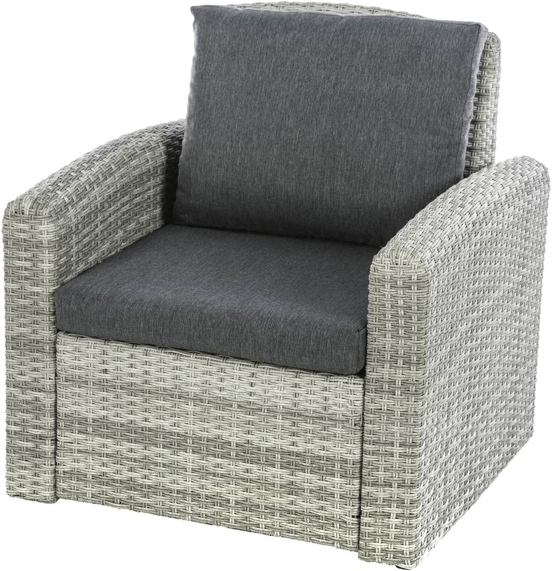 Hespéride - Fauteuil de Salon de Jardin Polynésia Havane