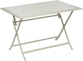 Hespéride - Table de Jardin Pliante Rectangulaire Azua Argile - 4 Places - Aluminium Traité Epoxy Antirouille