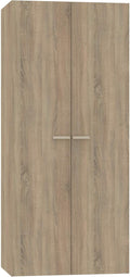 Muebles Pitarch, Armoire de Chambre 2 Portes, Chêne Cambrian, 180x79x52 cm (hauteur x largeur x profondeur), Meuble Auxiliaire Moderne