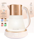Russell Hobbs Bouilloire en verre 1,7L, température réglable 40-100° Calm (éclairage intérieur & son apaisant, Technologie Quiet-Boil