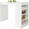 Comfivo Table de Bar 259 Blanc