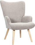 HOME DECO FACTORY, HD0488, Fauteuil de Salon Bouclette Confort Ergonomique, Design Élégant et Pratique, Idéal pour Salon ou Bureau