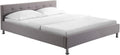 IDIMEX Lit Double pour Adulte Nizza Couchage Queen Size 160 x 200 cm 2 Places / 2 Personnes, avec sommier et Pieds en métal chromé