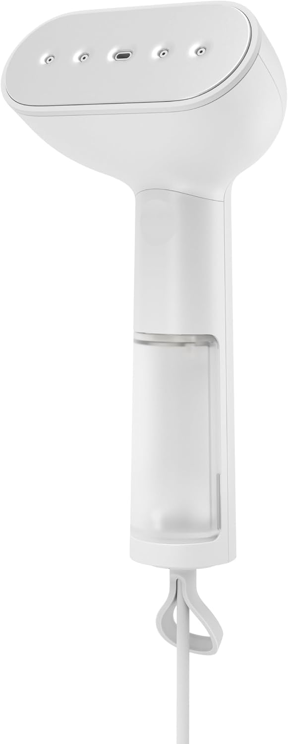 SteamerPortable Steamery Cirrus Core, 1350W, Débit de vapeur 21 g/min, Chauffeen 15 secondes, Technologie Dry Steam, Boucledesuspension