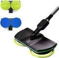 Balai électrique sans fil, Nettoyeur et polisseuse de sol avec tampon de rechange et brosse rotative pour un entretien facile de la maison