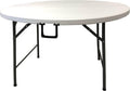 Homelux 710091 Table Pliante en résine Ronde 120 cm Hauteur 74 cm