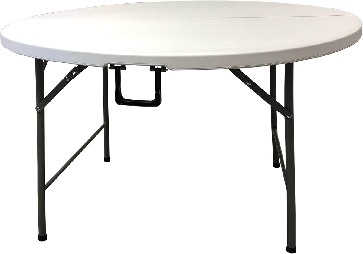 Homelux 710091 Table Pliante en résine Ronde 120 cm Hauteur 74 cm