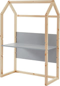 BAÏTA Bureau Enfant cabane Tiny Gris et pin