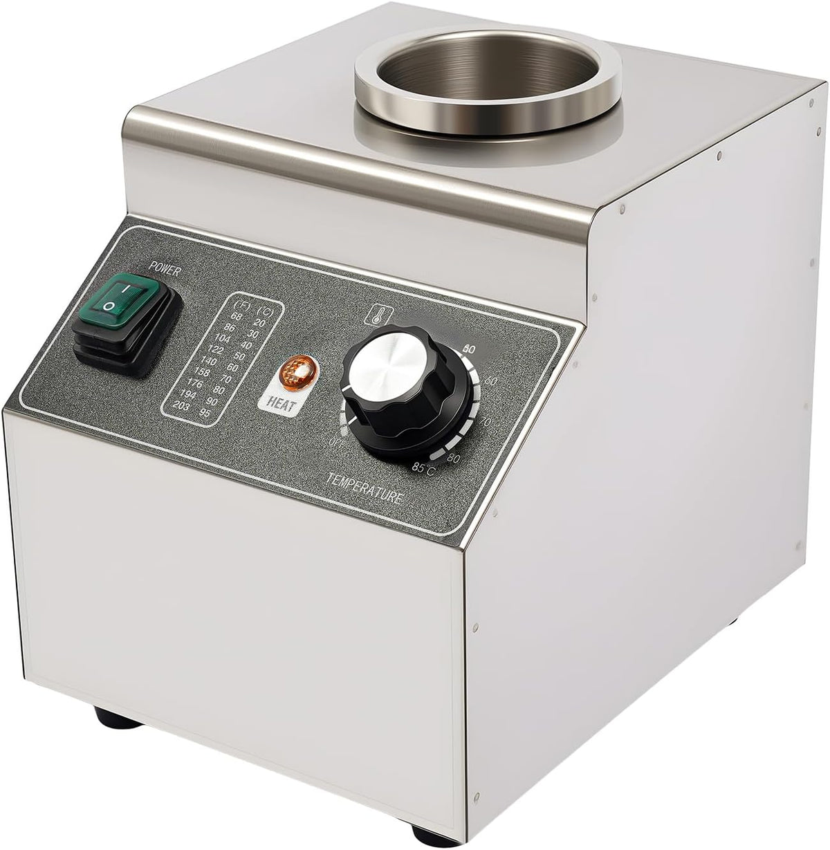 Chauffe-sauce électrique 100 W, 680 ml, distributeur de sauces, température réglable de 30 à 85 °C, machine de conservation de la chaleur