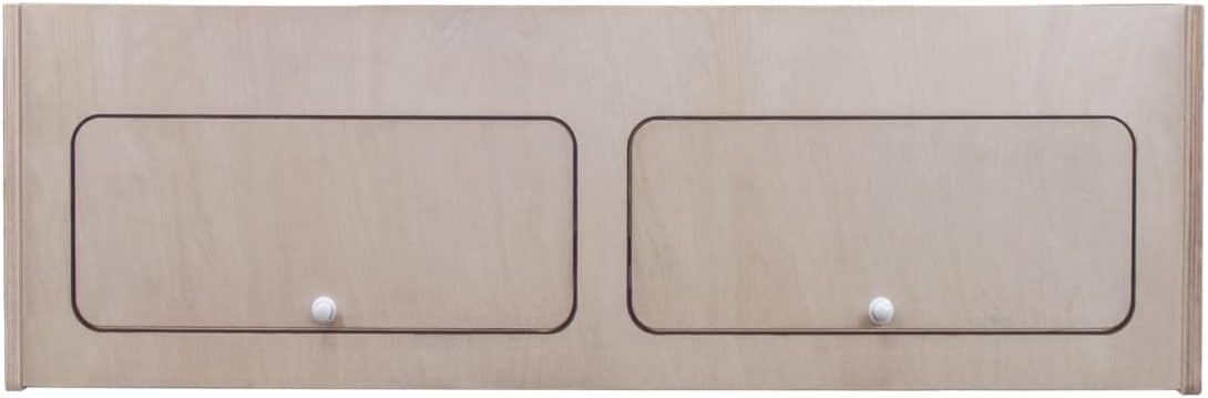Armoire de Rangement en MDF Placard à Nourriture Accessoires de Cusine Vaisselle - 80cm x 25cm x 25cm