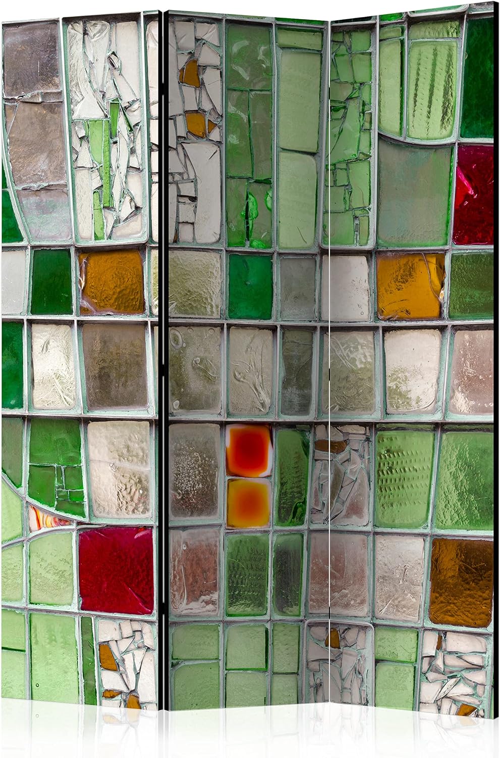 Ovegna Paravent - Emerald Stained Glass Room Dividers 135x172