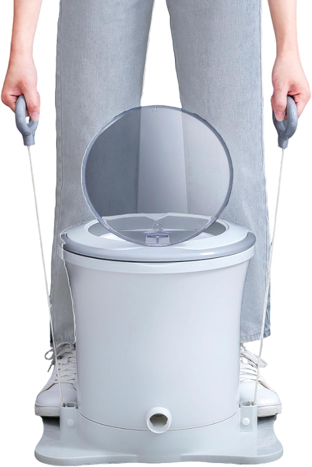 Essoreuse À Linge Manuelle, Seau Intérieur De 24,5 Cm, Avec Tuyau De Vidange De 100 Cm