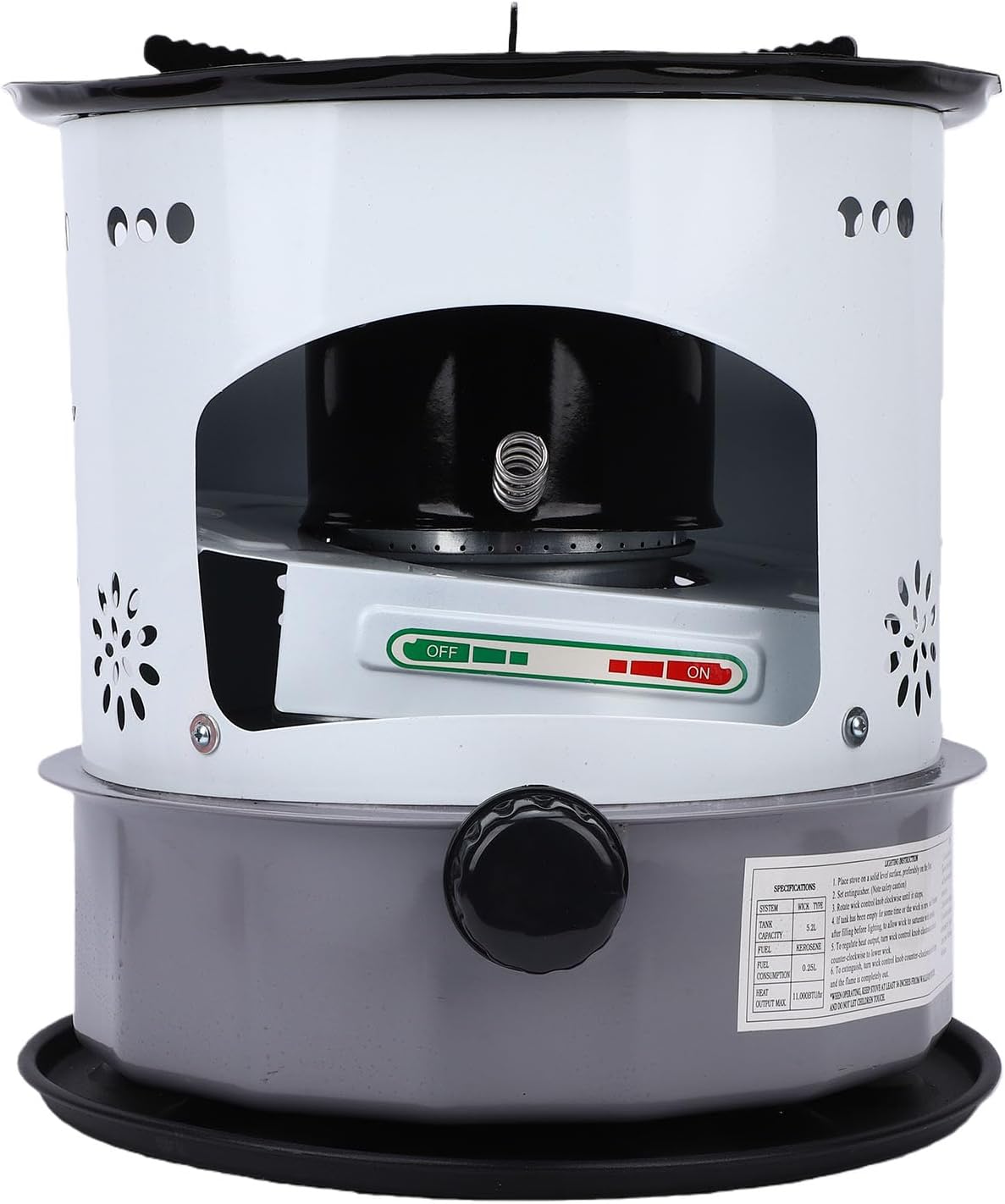Poêle à Pétrole sans électricité 5,2 L, Alliage D'aluminium, Cuisinière de Camping à Combustion Stable pour Utilisation en Extérieur et Urgence