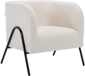 Vente-unique - Fauteuil en Tissu Beige BLINODA