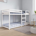 Générique Lit superposé sans Matelas Blanc 80x200 cm Bois de pin Massif, Meubles, Lits & Accessoires, Lits & Cadres de lit, Blanc, (Poids 31.5KG)