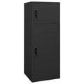 vidaXL Armoire à Selles Casier à Selles Armoire à Harnais Meuble de Rangement pour Equipement de Sport d'Équitation Anthracite 53x53x140 cm Acier