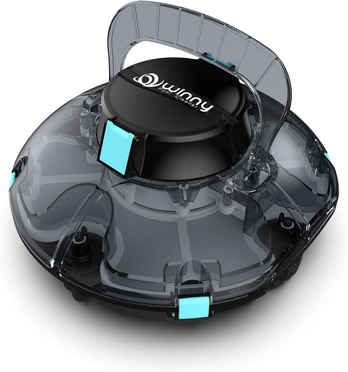 WINNY POOL CLEANER Winny 200 Robot Piscine, Aspirateur Piscine sans Fil avec Batterie, Autonomie 75 Min pour Piscines Hors-Sol 60m²