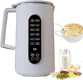 Machine à lait de noix, machine automatique à lait de soja, machine à mélanger multifonction de 1,5 l avec écran LED, lame en acier à 10 feuilles