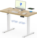 FLEXISPOT Bureau Assis Debout avec Recharge sans Fil,2 Moteurs Puissants, Charge 80kg, Bureau Électrique Réglable en Hauteur Stable