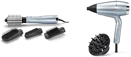 BaByliss - AS774E - Brosse soufflante 4-en-1 Hydro-Fusion & Sèche-cheveux Hydro-Fusion avec double système ionique pour des cheveux soyeux D773DE