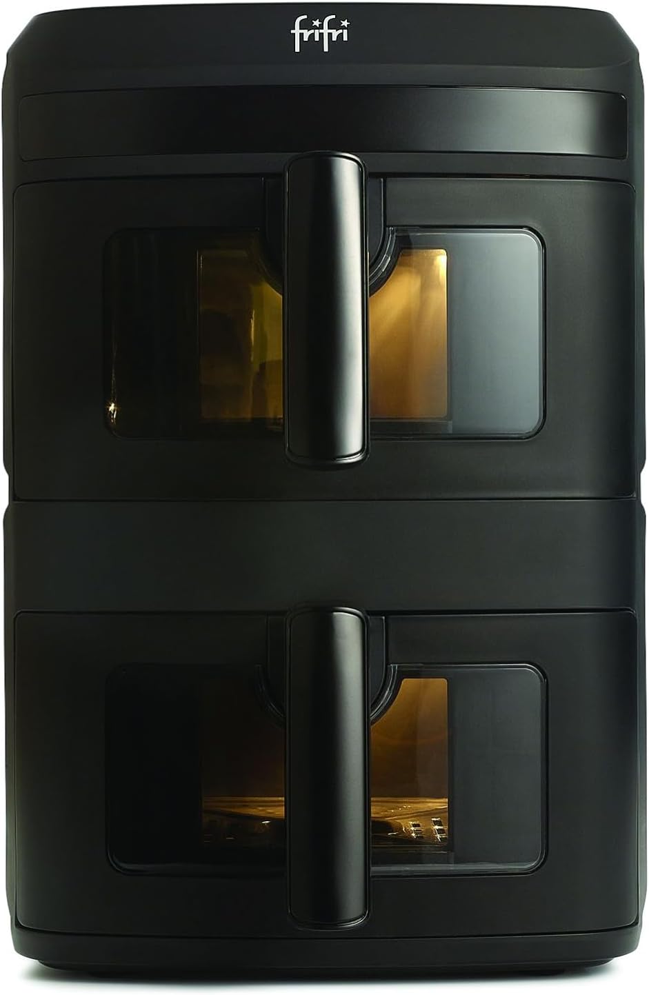 frifri Airfryer Duo Slim 13L - technologie Cyclonique Airflow, 12 programmes automatiques, matériaux haut de gamme - Noir