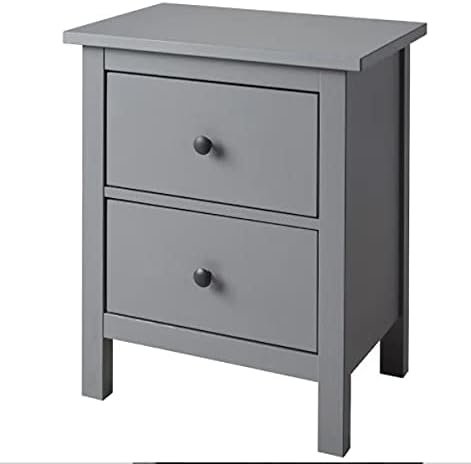 Ikea HEMNES Commode à 2 tiroirs en bois massif 54 x 66 cm