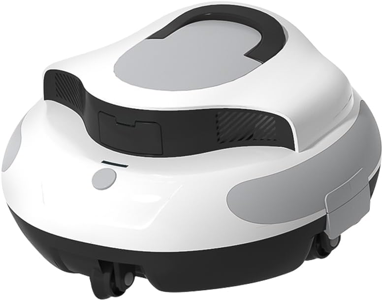 Robot Piscine sans Fil 100 Minutes D'autonomie, Aspirateur de Piscine Entièrement Automatique pour Piscines Hors-Sol et Encastrées Jusqu'à 90m²