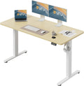 Bureau Assis Debout Électrique 140 x 60 cm, Bureau Électrique Réglable en Hauteur avec Fonction Mémoire et Système Anti-Collision, Table Assis-Debout